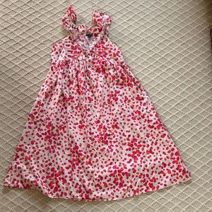 Ann Taylor Linen blend, Strawberry print sundress
